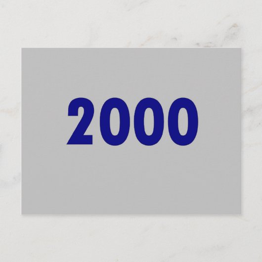 2000 BRIEFKAART (Voorkant)