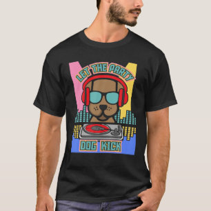 2000-feesten Millenium 2000-partij Dog Puppy T-shirt