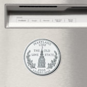 2000 Maryland State Quarter magneet (Insitu (Vaatwasser))