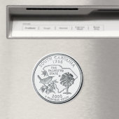 2000 South Carolina State Quarter magneet (Insitu (Vaatwasser))