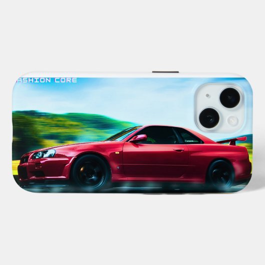 2000's sportwagen op iPhone15 Case Mate Cover (Achterkant (horizontaal))