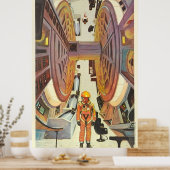 2001 A Space Odyssey Poster (Keuken)