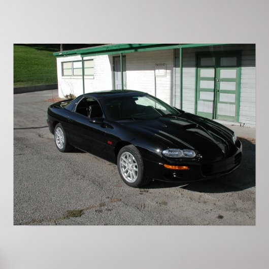 2001 Chevrolet Camaro Z28 SS Poster (Voorkant)