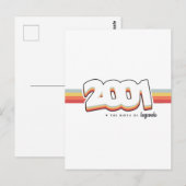 2001 De geboorte van legendes Briefkaart (Voorkant / Achterkant)