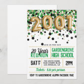 2001 High School College Reünie Kaart (Voorkant / Achterkant)