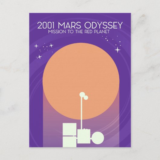 2001 mars odyssee briefkaart (Voorkant)
