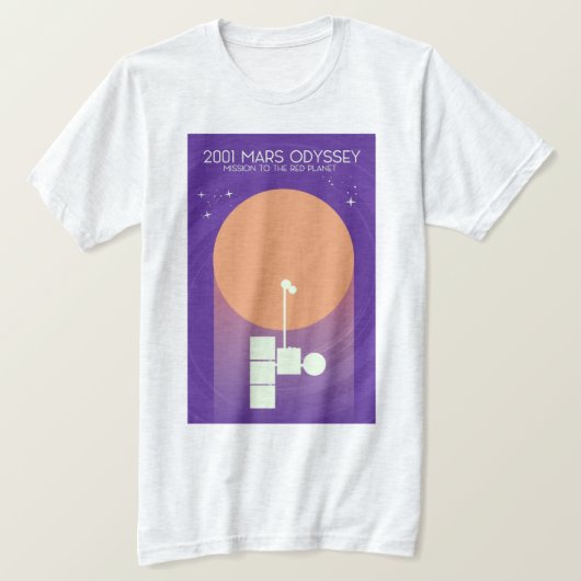 2001 mars odyssee t-shirt (Design voorkant)