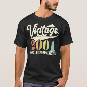  2001 oorspronkelijke onderdelen Draag de Retro 22 T-shirt
