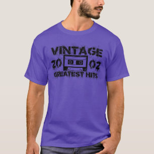 2002 Grootste Hits Zwart T-shirt