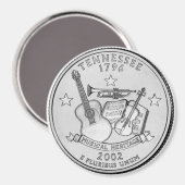 2002 Tennessee State Quarter aimant (Recto/Verso)