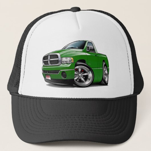 2003-08 Dodge Ram Green Truck Trucker Pet (Voorkant)