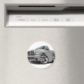 2003-08 Dodge Ram Silver Truck Magneet (Insitu (Vaatwasser))