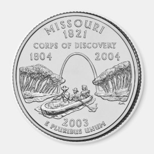 2003 Missouri State Quarter magnet Magneet