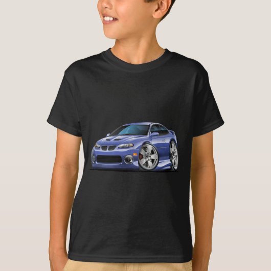2004-06 Pontiac GTO Blue/Grey Car T-shirt (Voorkant)