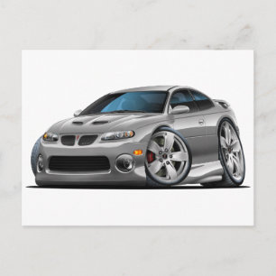2004-2006 GTO grijze auto Briefkaart