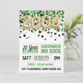 2004 High School College Reunion Uitnodiging (Staand voorkant)