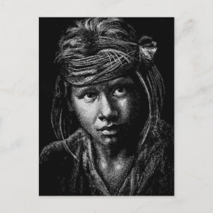 2004 Scratch Board Project Kunstklas Briefkaart