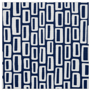 200515 - White on Dark Blue 001744 Stof
