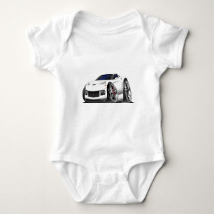 2005-09 Corvette White Car Romper