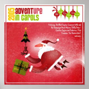 2005 FaLaLaLaADVENTure in het Hoesje Carols Poster