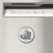 2005 Kansas State Quarter magneet (Insitu (Vaatwasser))