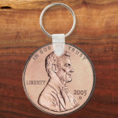 2005 Lincoln Memorial 1 cent kopergeld Sleutelhanger (Voorkant)