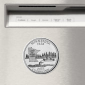 2005 Minnesota State Quarter magneet (Insitu (Vaatwasser))