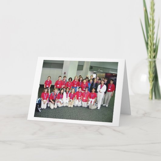 2005 San Jose, de Delegatie van CA het UK Feestdagen Kaart (Voorkant)