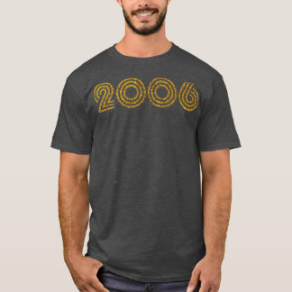 2006 Geboortejaar Glitter Effect T-shirt