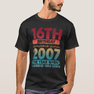  2007 16 jaar oude Gifts Limited Edition 16T T-shirt