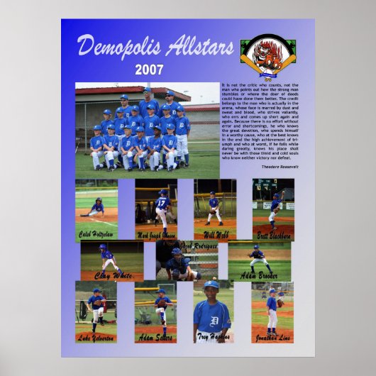 2007 Demopolis All Stars Poster (Voorkant)