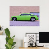 2007 Dodge Charger Daytona R/T Poster (Thuiskantoor)