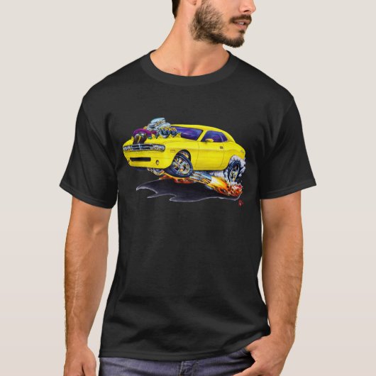 2008-10 Challenger Yellow car T-shirt (Voorkant)