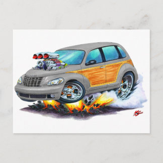 2008-10 PT Cruiser Grey Woodie Briefkaart