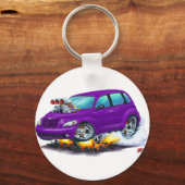 2008-10 PT Cruiser Paarse auto Sleutelhanger (Voorkant)