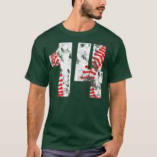 2008 14e verjaardag van het cadeaunummer 14 jaar o t-shirt