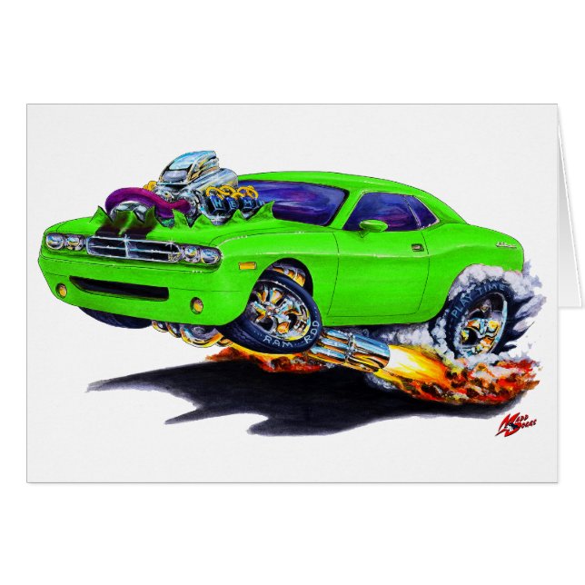 2008-2010 Challenger Green Car (Voorkant Horizontaal)