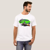 2008-2010 Challenger Green Car T-shirt (Voorkant volledig)