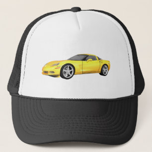 2008 Corvette: Sportauto: Gele afwerking: Trucker Pet