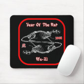 2008 Jaar van de Rat Mousepad Muismat (Met muis)