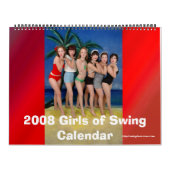 2008 Meisjes van Swing Calendar Kalender (Hoes)