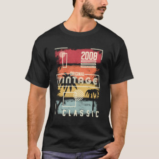 2008 Shirt Verjaardagscadeau Retro Palm Tree B