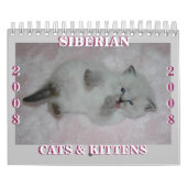 2008 Siberische katten Agenda2 sm Kalender (Hoes)