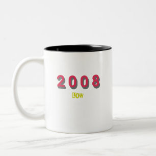 2008 Top Lied, Laag Tweekleurige Koffiemok