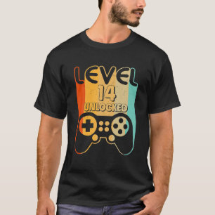 2008th Birthday Gifts Level 2008 Unlocked Funny T-shirt