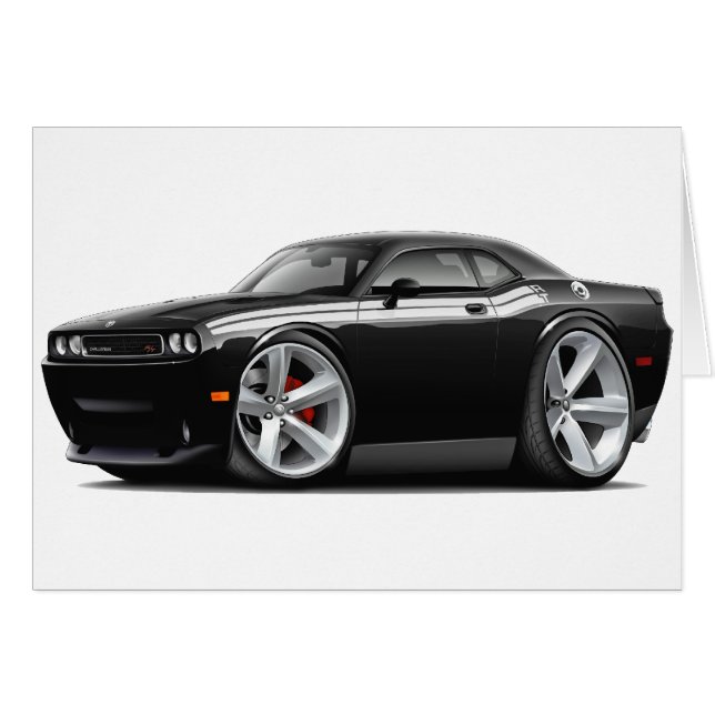 2009-11 Challenger RT Black-White auto (Voorkant Horizontaal)