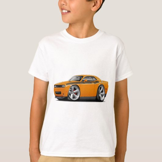 2009-11 Challenger RT Oranje-Black auto T-shirt (Voorkant)