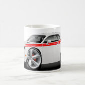 2009-11 Challenger RT White-Red Car Koffiemok (Center)