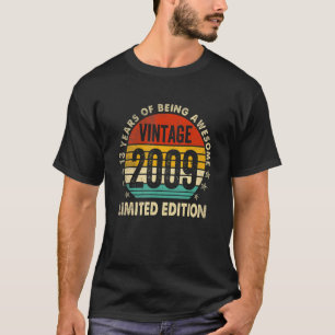 2009 13e verjaardag 13 jaar oud t-shirt