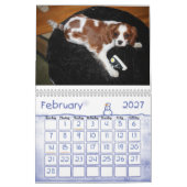 2009-2010 calendrier cavalier d'épagneul du Roi (Feb 2027)